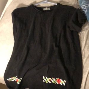 Off white rose tee